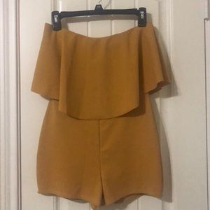 Women’s Mustard Color Romper